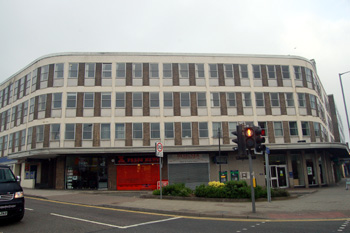 The site of The Black Bull July 2008